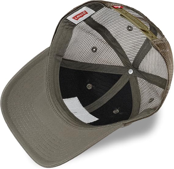 Levi's Men's Classic Style Logo Trucker Hat - Adjustable Lightweight