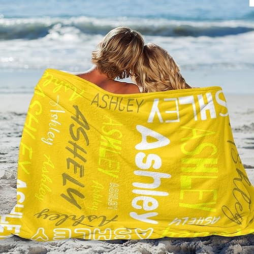 Miniatura 9 de Manta de bebé personalizada con nombre, manta con nombre personalizado para niños, adultos, mujeres, hombres, niñas, niños, manta de franela