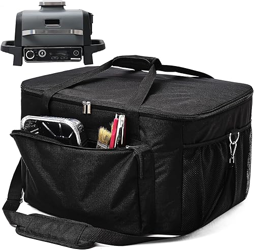 Miniatura 1 de Bolsa de transporte para parrilla Ninja Woodfire al aire libre, accesorios para parrilla de ahumador de fuego de madera Ninja serie OG700, funda de
