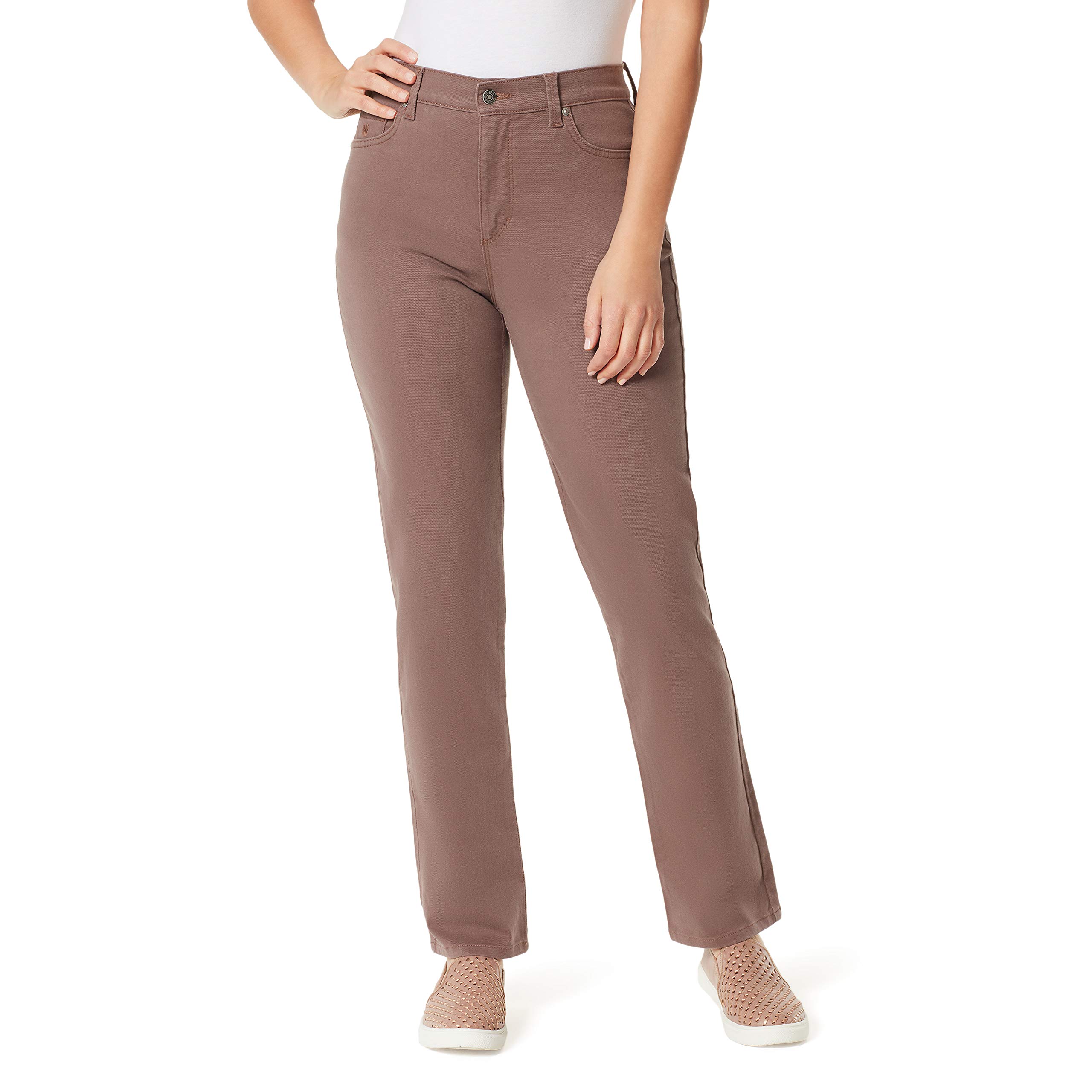Gloria Vanderbilt Womens Amanda Classic High Rise Tapered Jean Petite