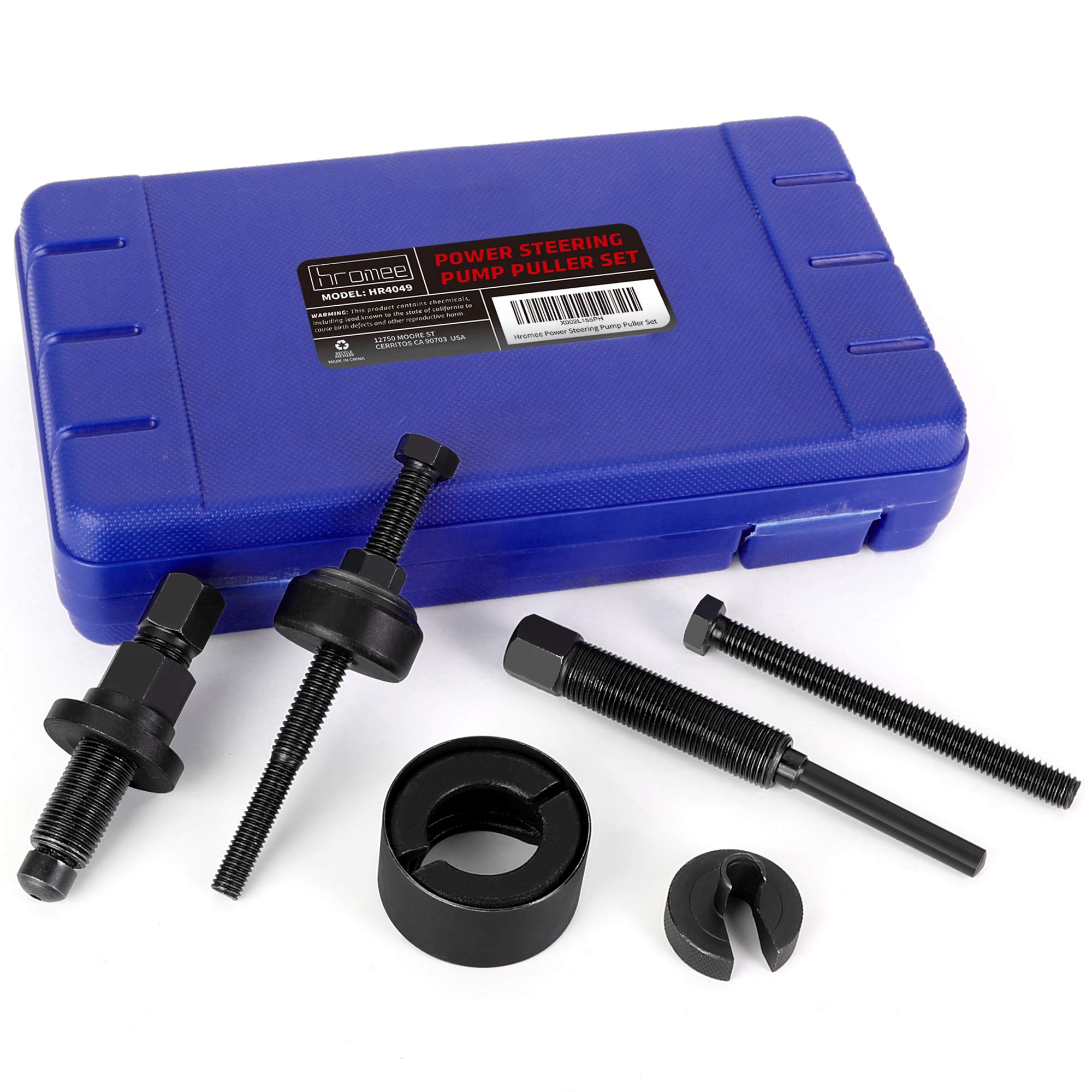 Harmonic Balancer Installer Hromee Power Steering Pulley Tool Kit - Puller  \u0026 Installer For GM/Ford Vehicles, image size:2000x2000