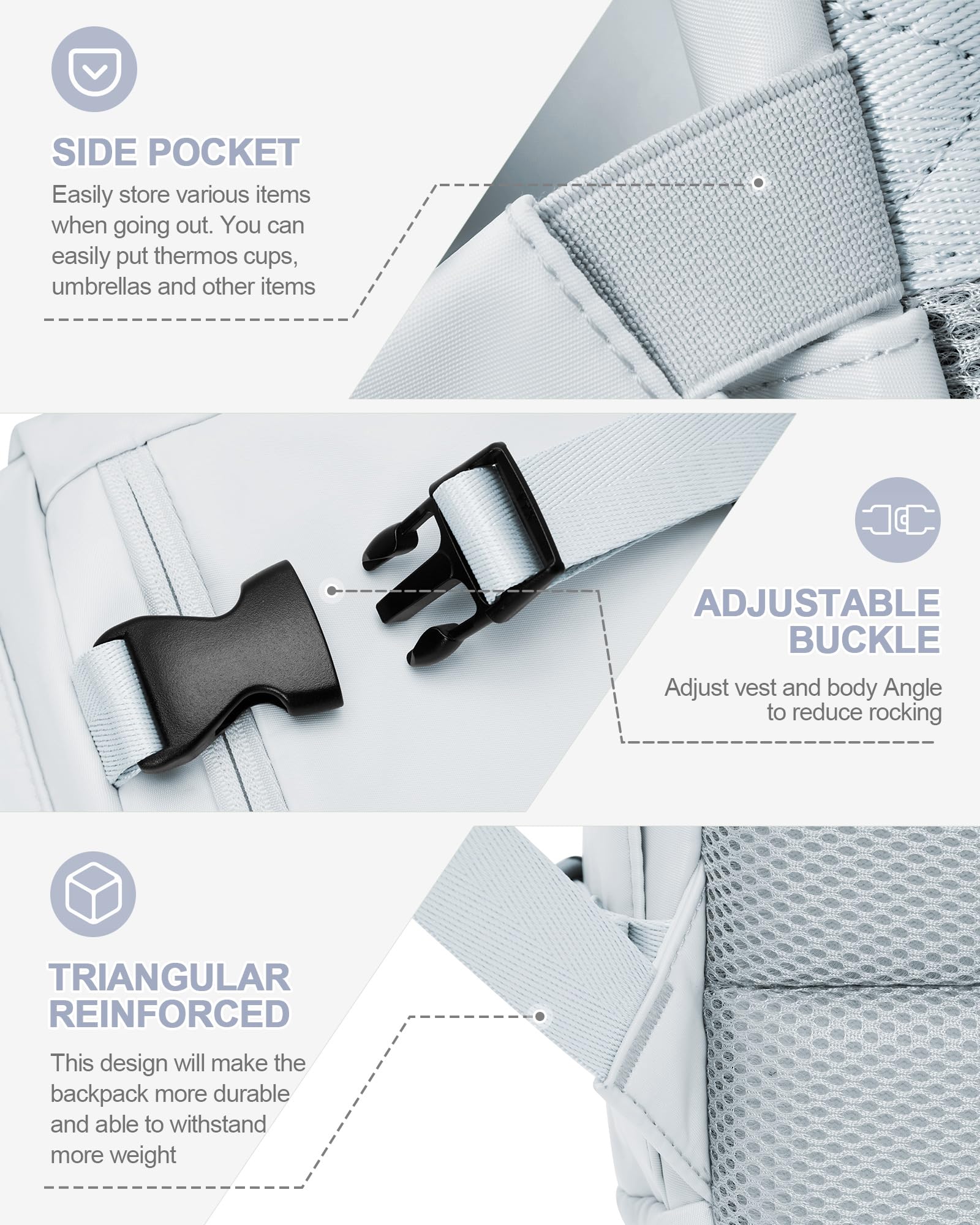 BJLFS Borse da Cabina per Ryanair 40×30×20 Zaino da Viaggio con Sottovuoto Bagaglio a Mano 40x20x25 Easyjet 45×36×20,Zaino Wizzair 40x30x20,Zaino Casual per laptop da 14 pollici per scuola