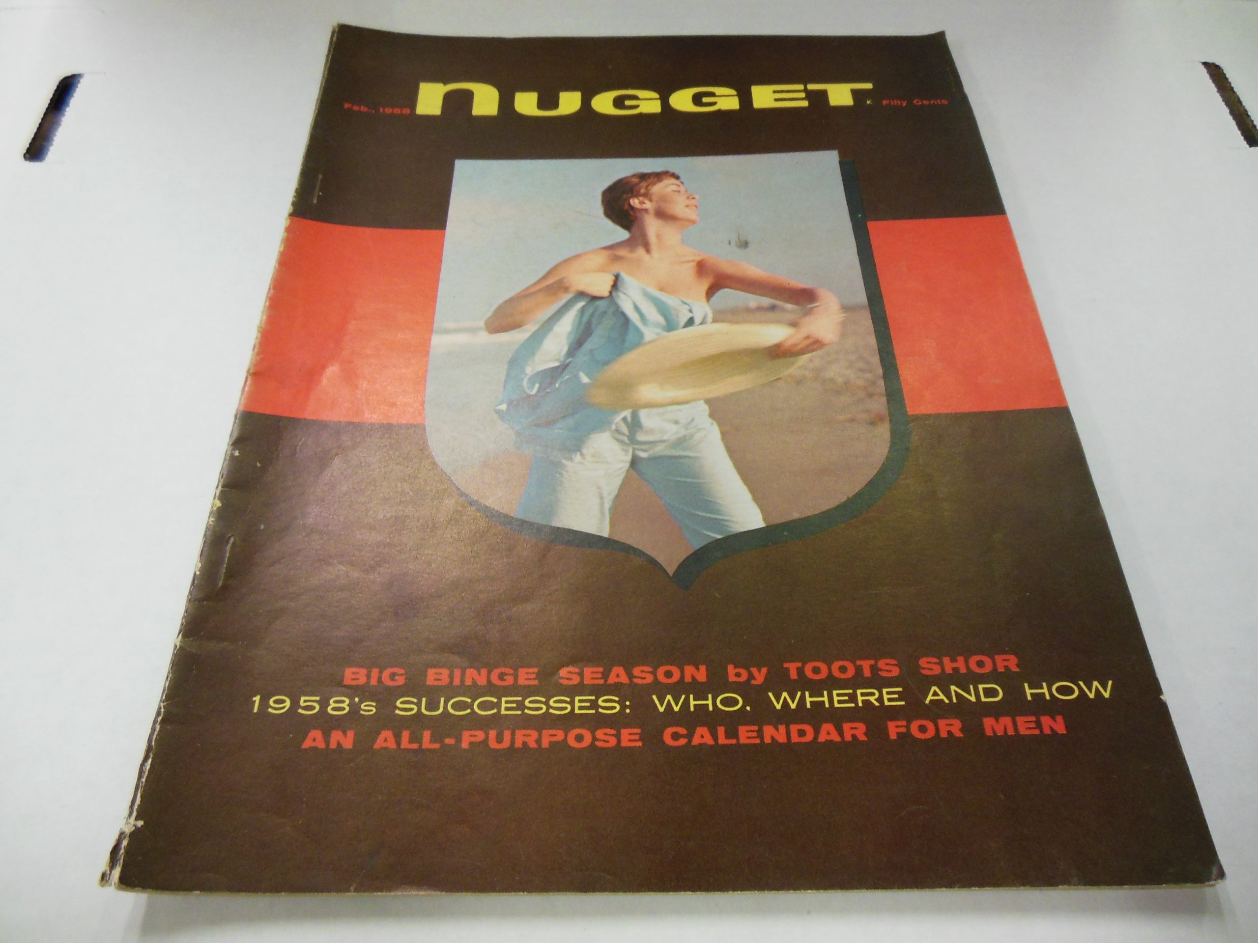 Cover of Nugget, February 1958