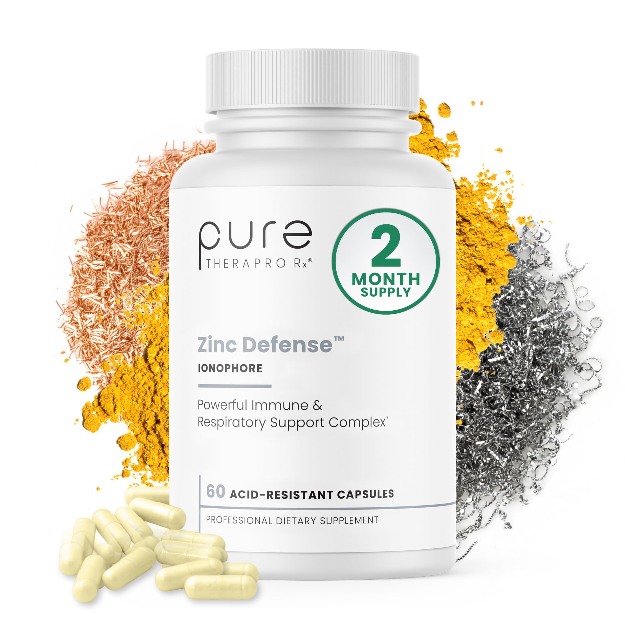 Amazon.com: Zinc Defense | Zinc + Copper + Quercetin | 60 Servings