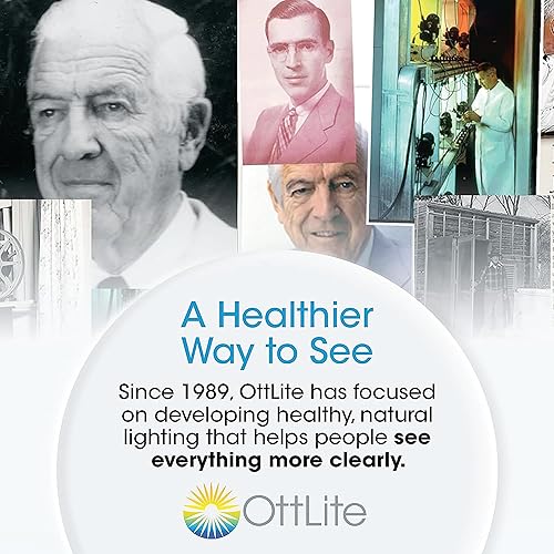 Miniatura 8 de Ottlite Mejora la lámpara de escritorio desinfectante LED con carga USB, elimina hasta el 99.9% de las bacterias, activada por tacto, cuello