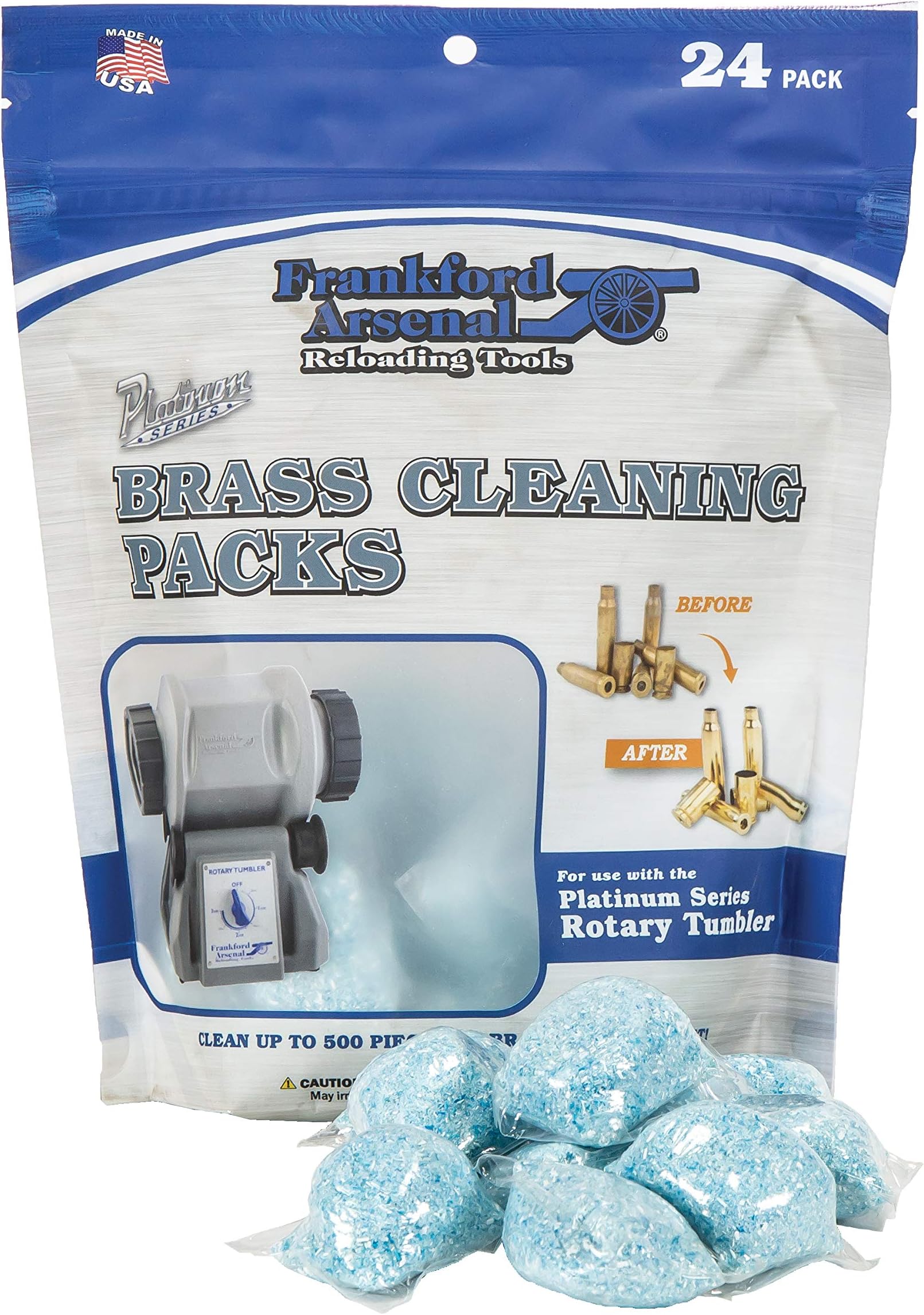 Rotary Tumbler and Accessories with Media Separator, Cleaning Essentials, For Brass Cleaning, Reloading, and Gunsmithing