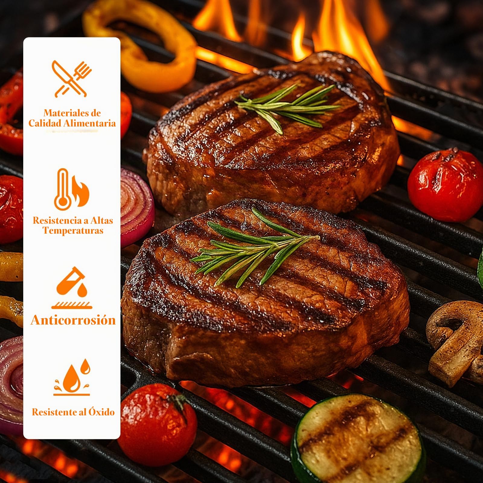 GFTIME Parrilla de hierro fundido 43 x 63 cm para Enders Boston Pro 3, Enders Monroe Pro 3, Charbroil, Barbecook Siesta 310, Landmann Triton 3 & 4, Proficook PC-GG 1058/1059 piezas de repuesto para