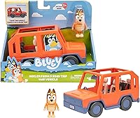 Vista 6 de Bluey, Vehículo familiar 4WD, con 1 figura y 2 tablas de surf Coche personalizable – Tiempo de aventura para mayores de 3 años, multicolor, 13018