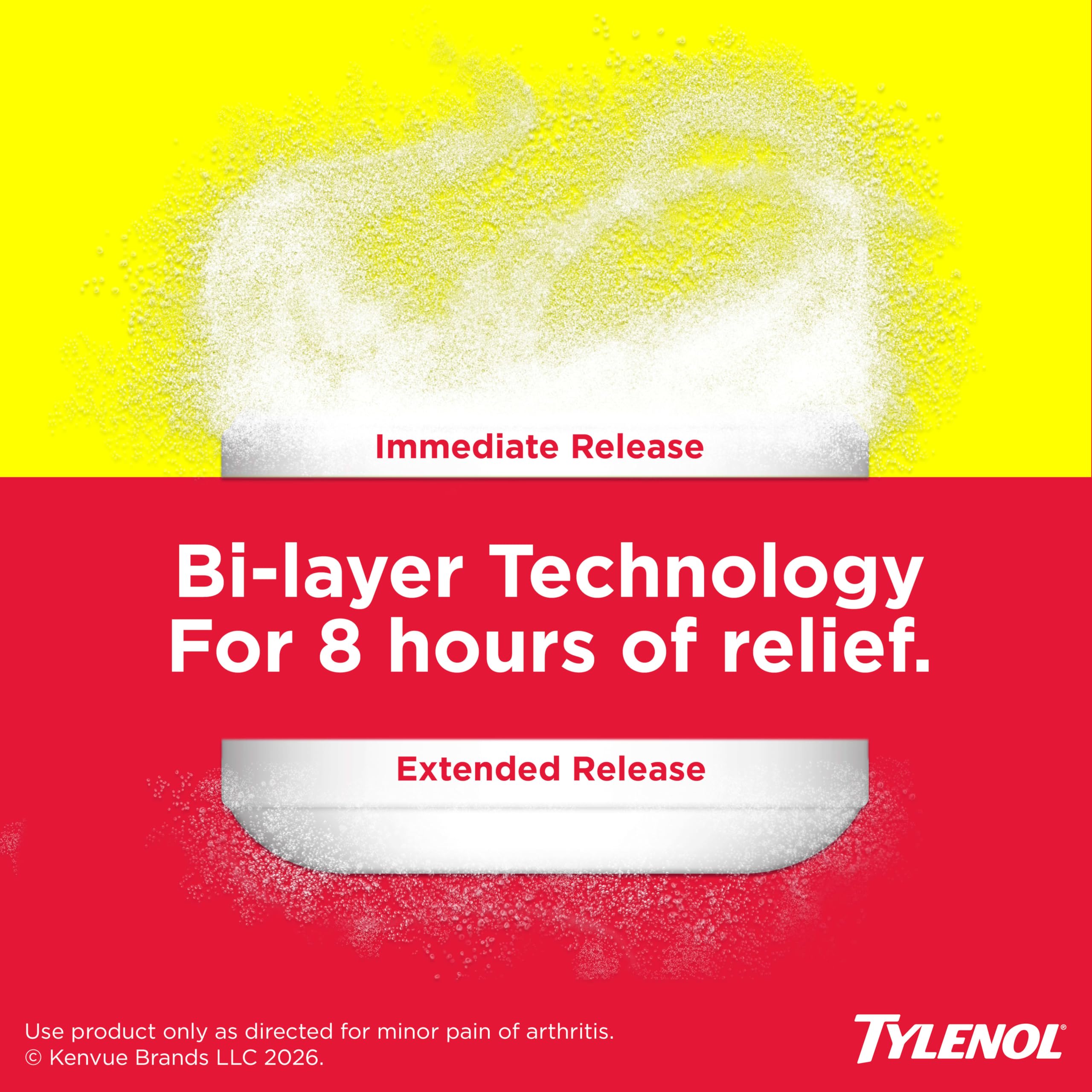 Tylenol 8-Hour Extended Release Caplets, 650 mg Acetaminophen, 100 Ct — Amazon image 3