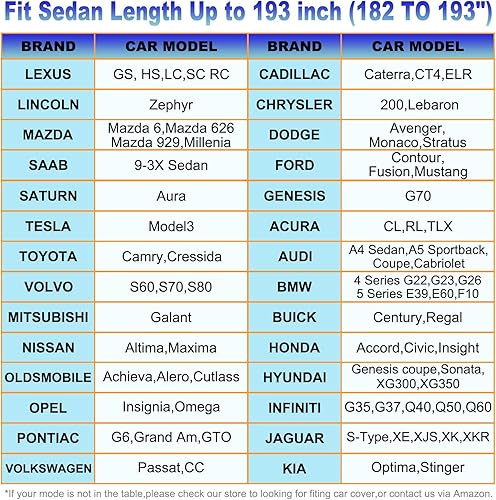 Miniatura 7 de Funda completa para automóvil, impermeable, para todo tipo de clima, a prueba de nieve, resistente al viento, a los arañazos, protección UV al aire