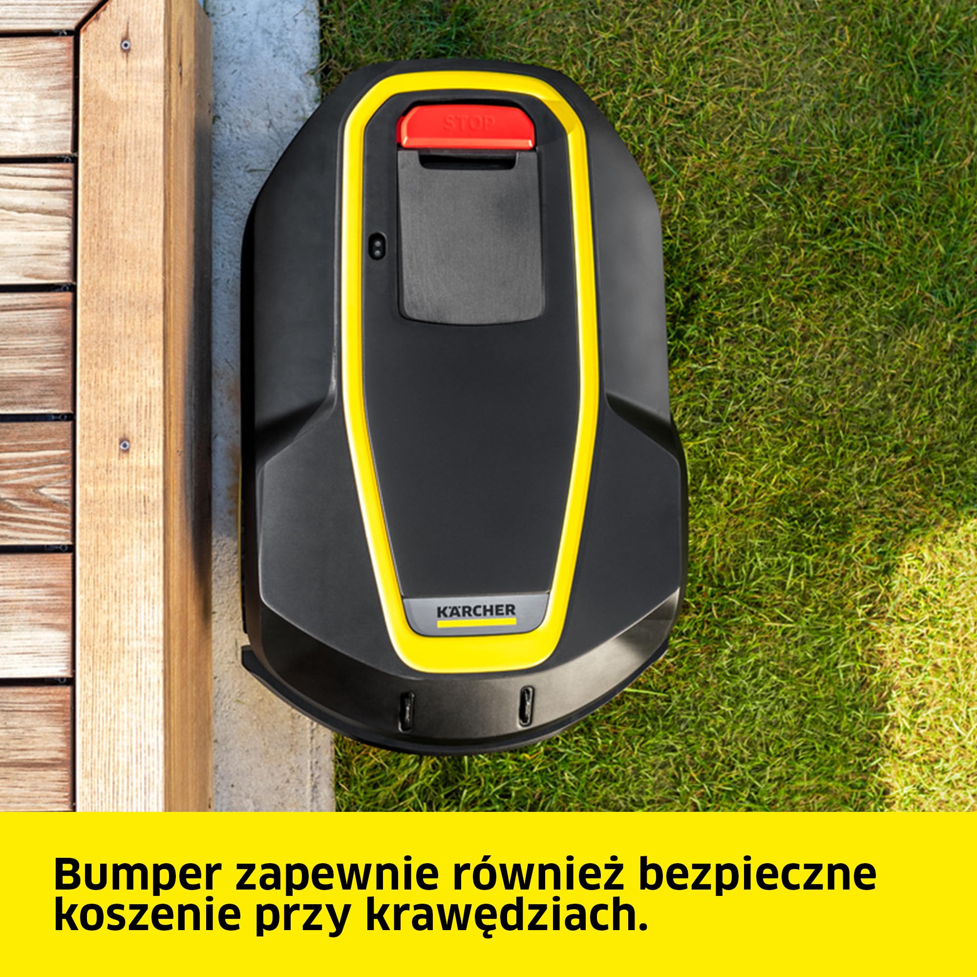 Kärcher robot koszący RCX 4 bez kabla ograniczającego, wydajność do 1.500 m², koszenie równoległymi pasami, do 60% nachyleni, napęd 4x4, rozpoznawanie jeży, GPS + RTK + kamera