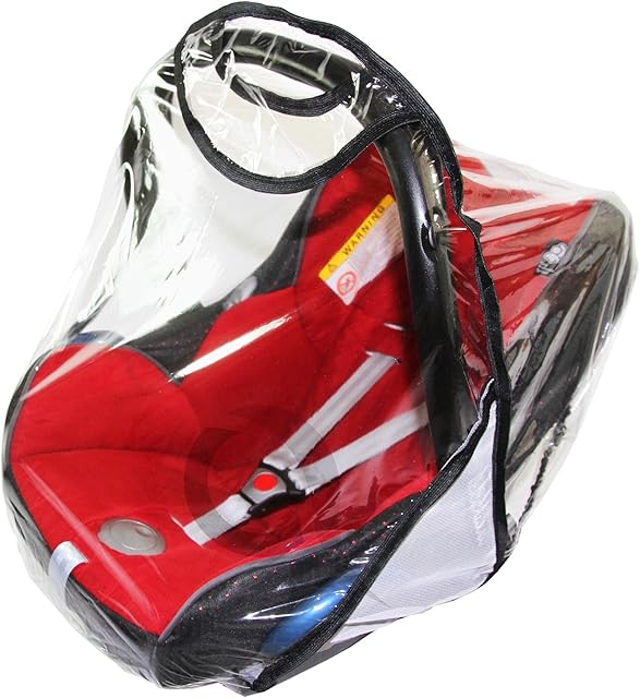 Universal Car Seat Rain Cover to Fit Maxi COSI Brand & Most Child's car Seats (Black)