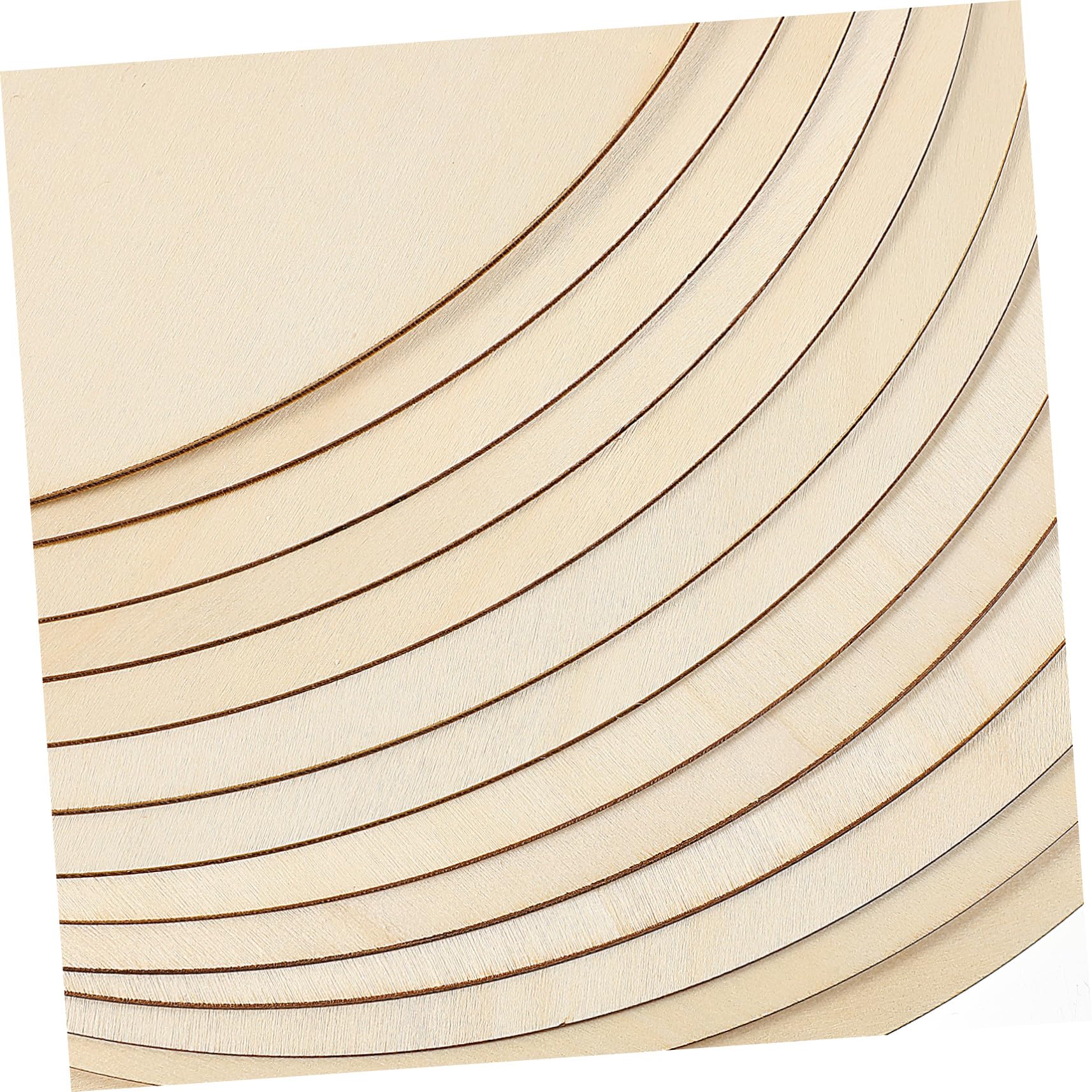 Didiseaon Dischi di Legno Rotondi 30 Cm 15 Pezzi per Decorazioni Creative per Ufficio e Casa in Stile Rustico