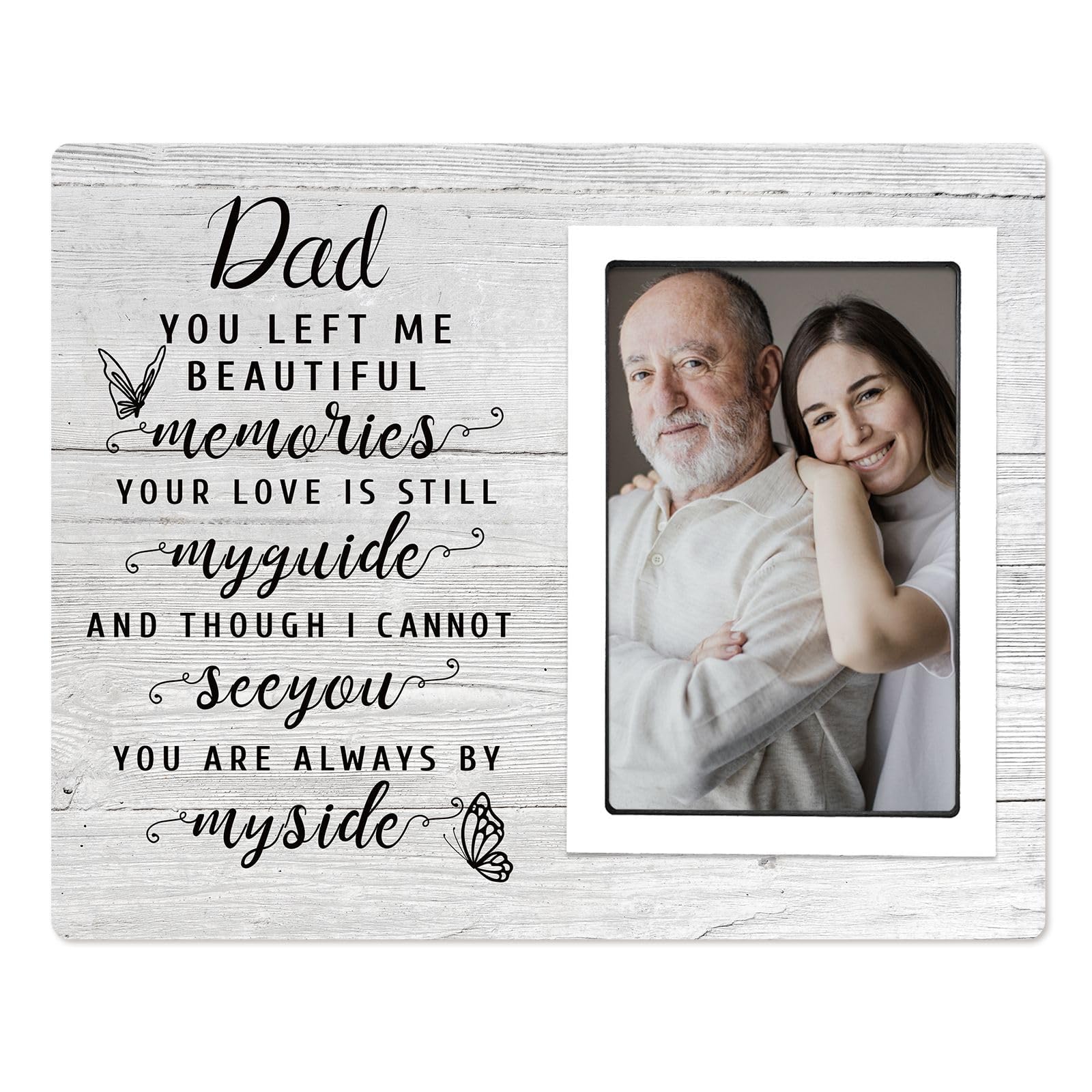 SteadStyle Bereavement Gifts for Loss of Father - Memorial Picture Frame, Sympathy Gift for Loss of Dad, In Memory of Loved One Gifts, Sympathy Gift