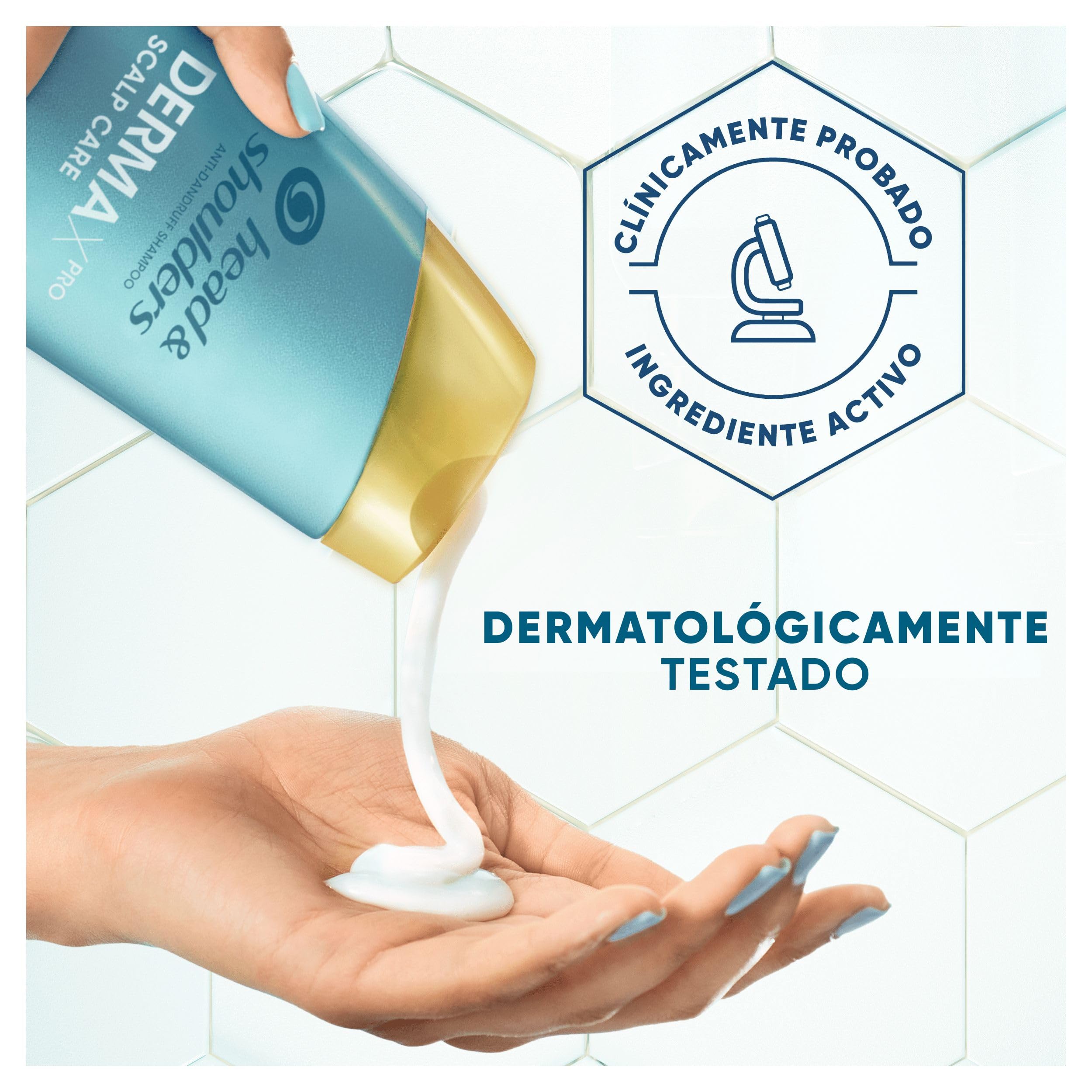 H&S DermaXPro Hidratante Champú Anticaspa 300ml + Acondicionador 220ml + Tratamiento 145ml