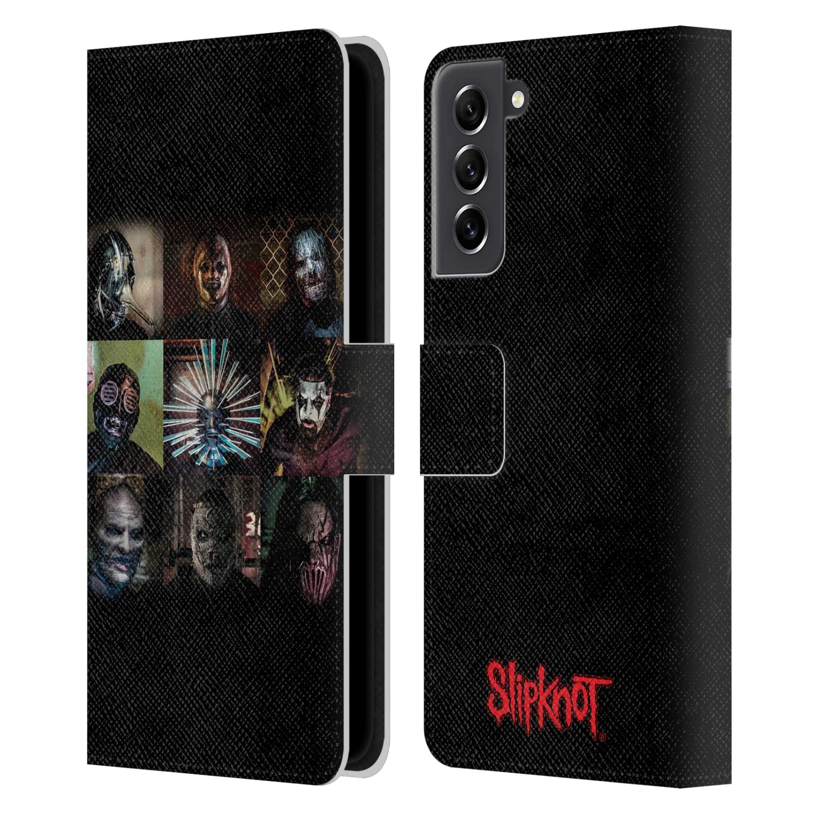 Funda de Cuero Samsung Galaxy S21 FE 5G Slipknot Acabado Premium 7