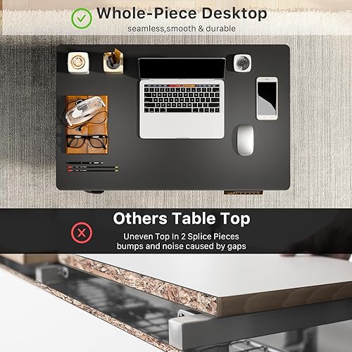 Miniatura 4 de JOY worker Escritorio eléctrico pequeño de pie, 31.5 x 20 pulgadas, escritorio de altura ajustable con controlador de memoria, estación de trabajo