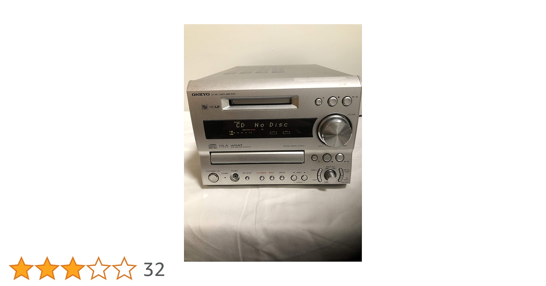 その他 ONKYO FR-7GX ONKYO FR-7GX CD MD Mini Stereo Component System | eBay