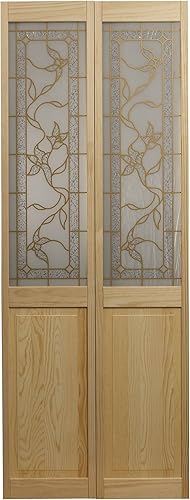 LTL Home Products 861726 Pinecroft Toscany - Puerta interior de madera de pino maciza 30 x 80 pulgadas pino sin acabado