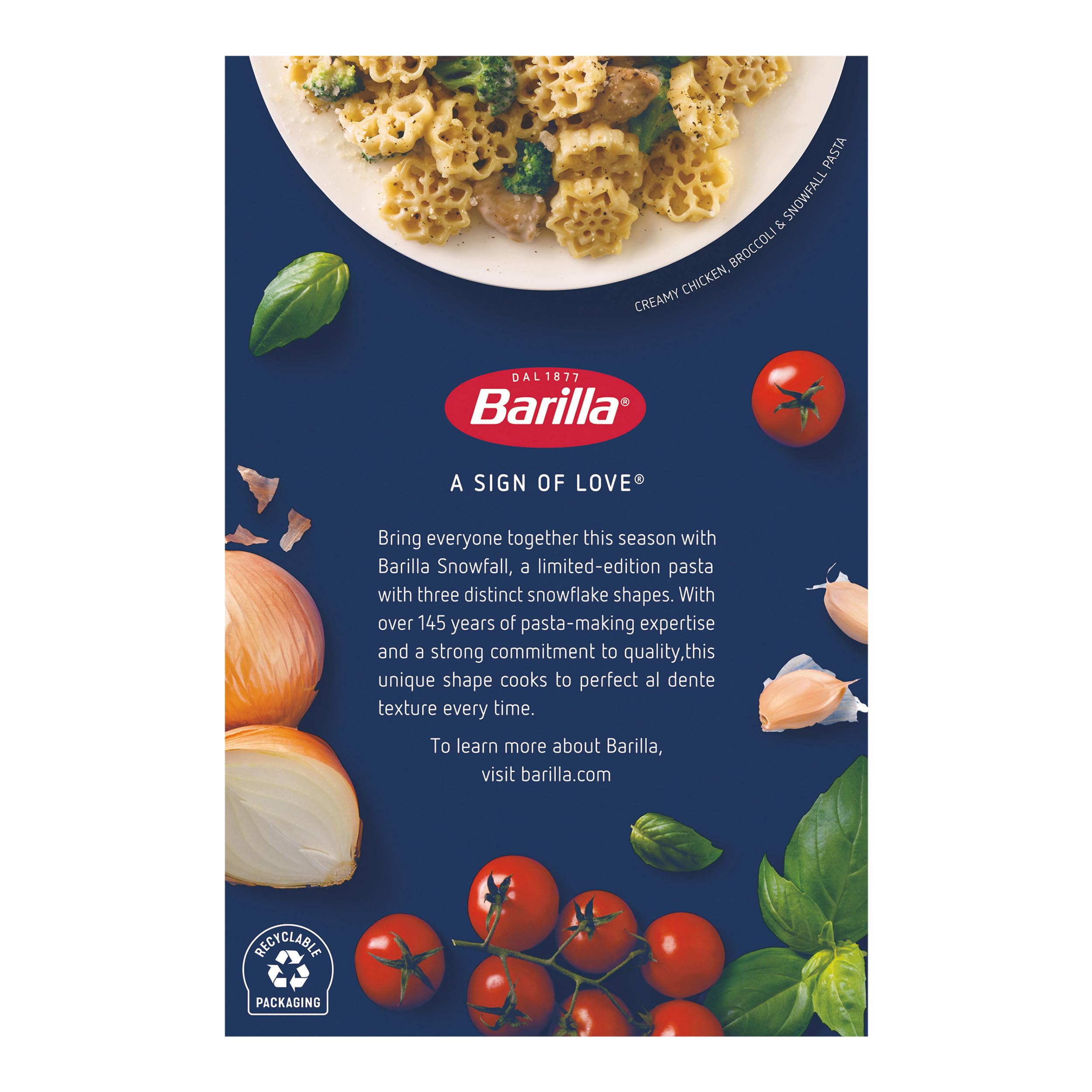 BARILLA Limited Edition Snowfall Pasta 12 oz Box — view 4