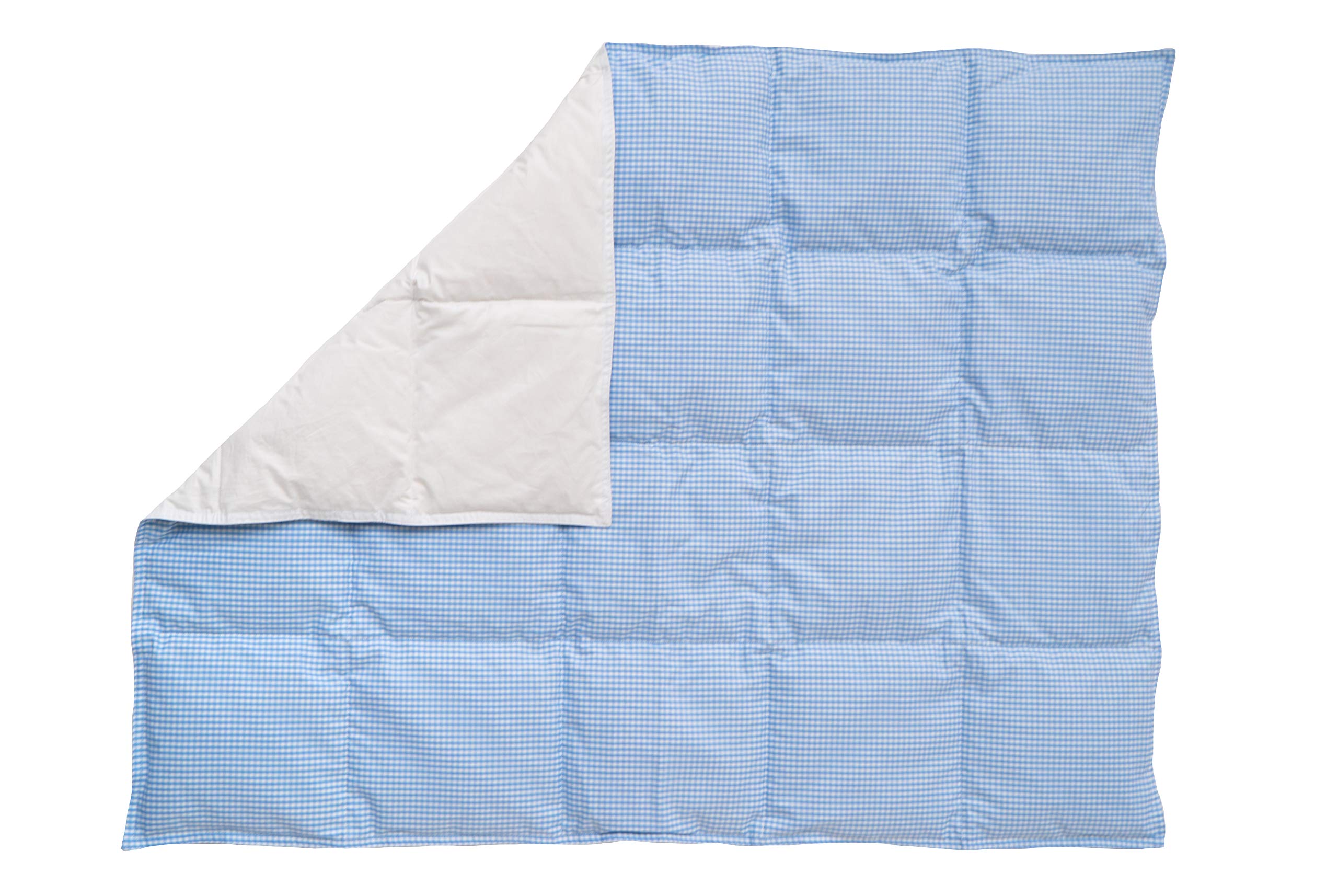 Manta de plumón para bebé TwistKaro, manta infantil, edredón de plumón, color azul