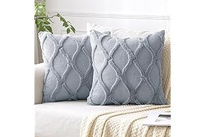 MIULEE Grey Blue Throw Pillows: Comfort and Style for Your Home Décor