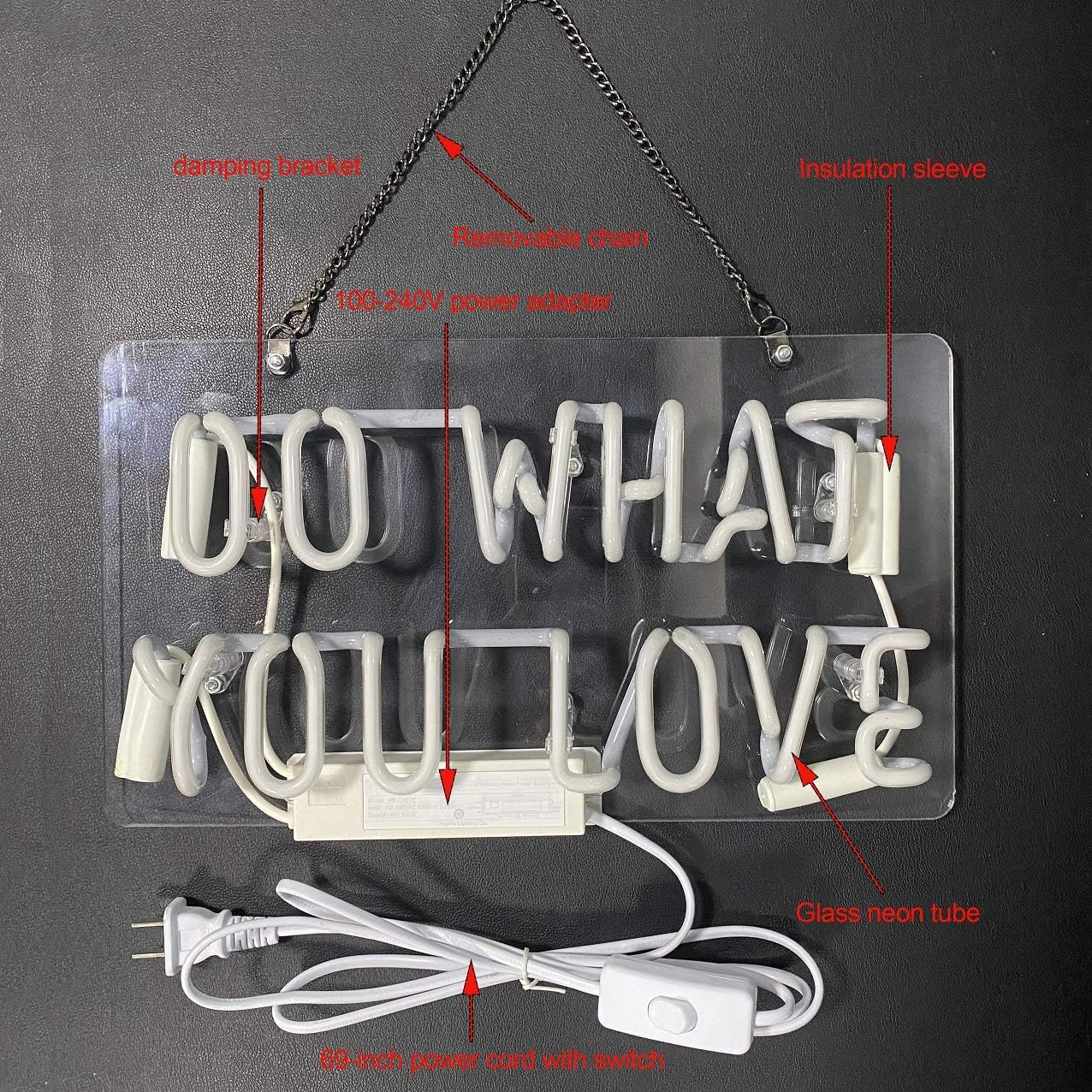 Amаzіng 🔥 BYGO Neon Signs Do what you love Neon Light pink Handmade Real Glass Tube Neon Lights Sign for Bar Party Bedroom Hotel Office Garage Ultra Bright Night Neon Light Wall Decor Sign Frее Shірріng 🛒 BYGO Neon Signs Do what you love Neon Light pink Handmade Real Glass Tube Neon Lights Sign for Bar Party Bedroom Hotel Office Garage Ultra Bright Night Neon Light Wall Decor Sign