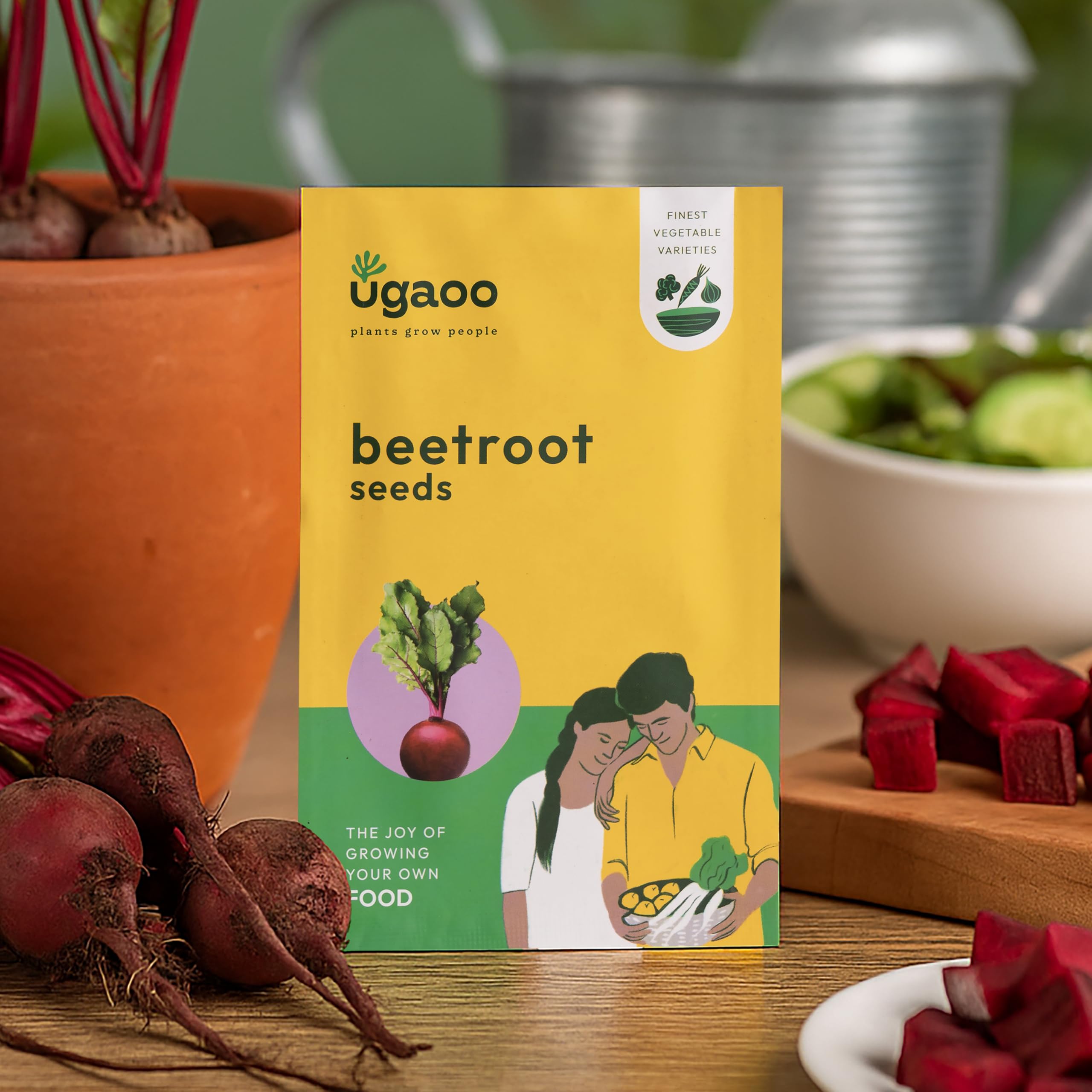 UGAOO Beetroot Vegetable Seeds (Red, Pack of 2g)-picture-9