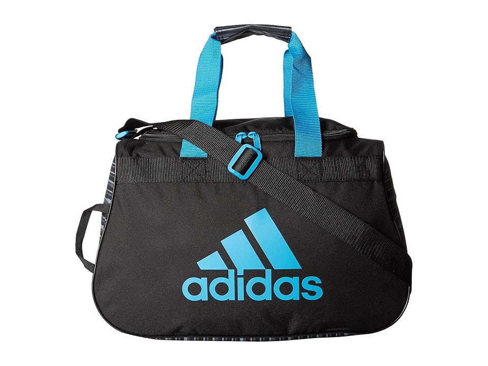 

adidas Diablo Small Duffel (Black/Black Andreas/Shock Cyan) Duffel Bags
