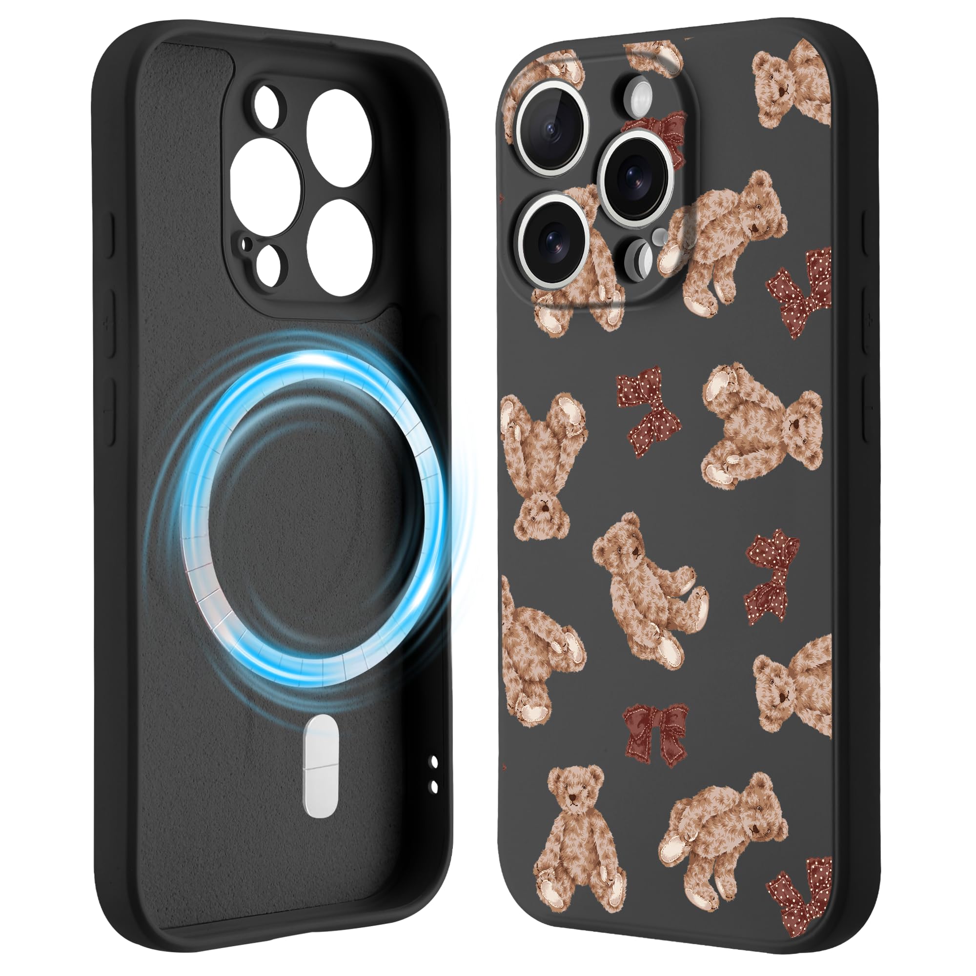 Coque iPhone 15 Pro Max MagSafe silicone avec objectif protégé - 8