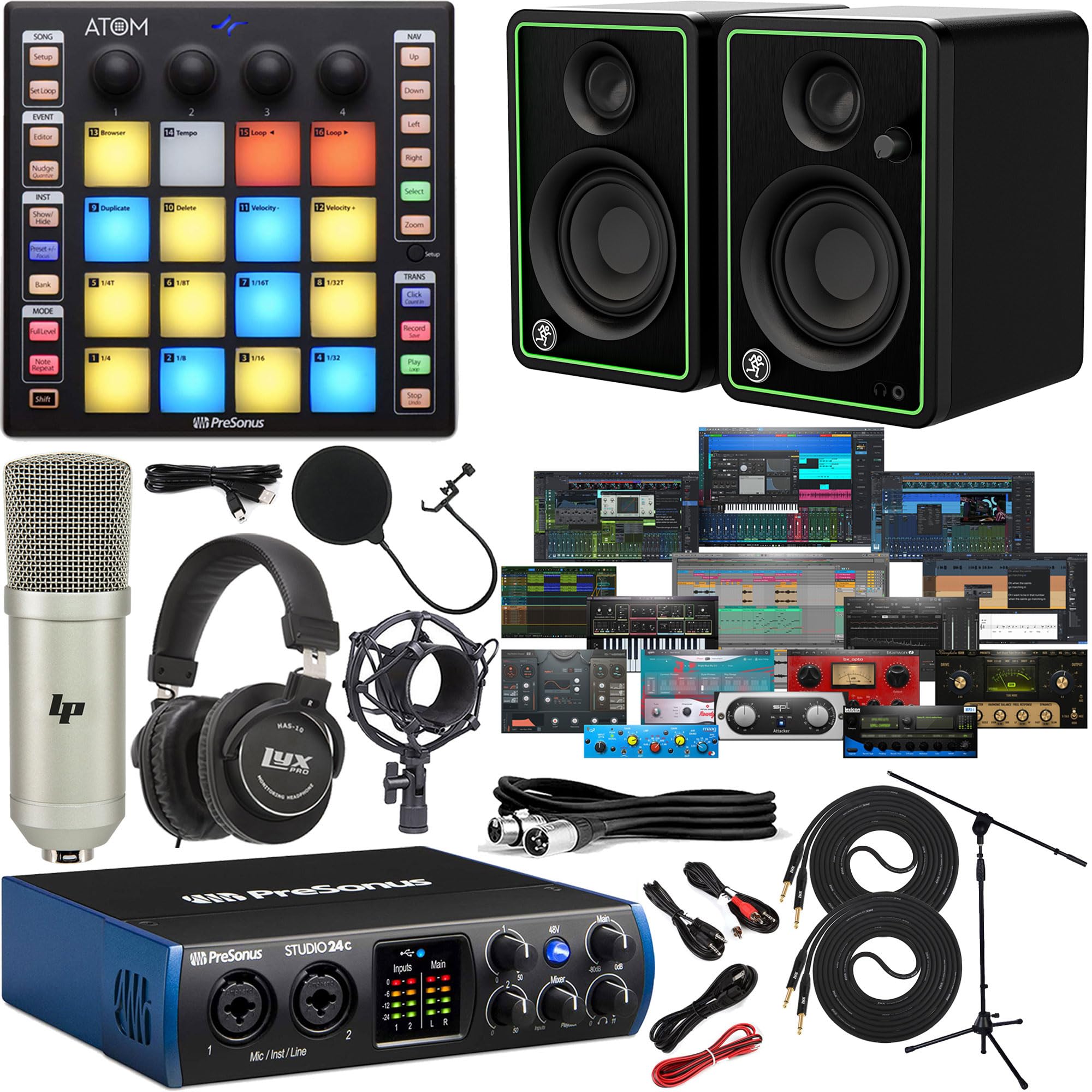 Amazon.com: PreSonus Interfaz Studio 24c 2x2 USB-C de audio/MIDI
