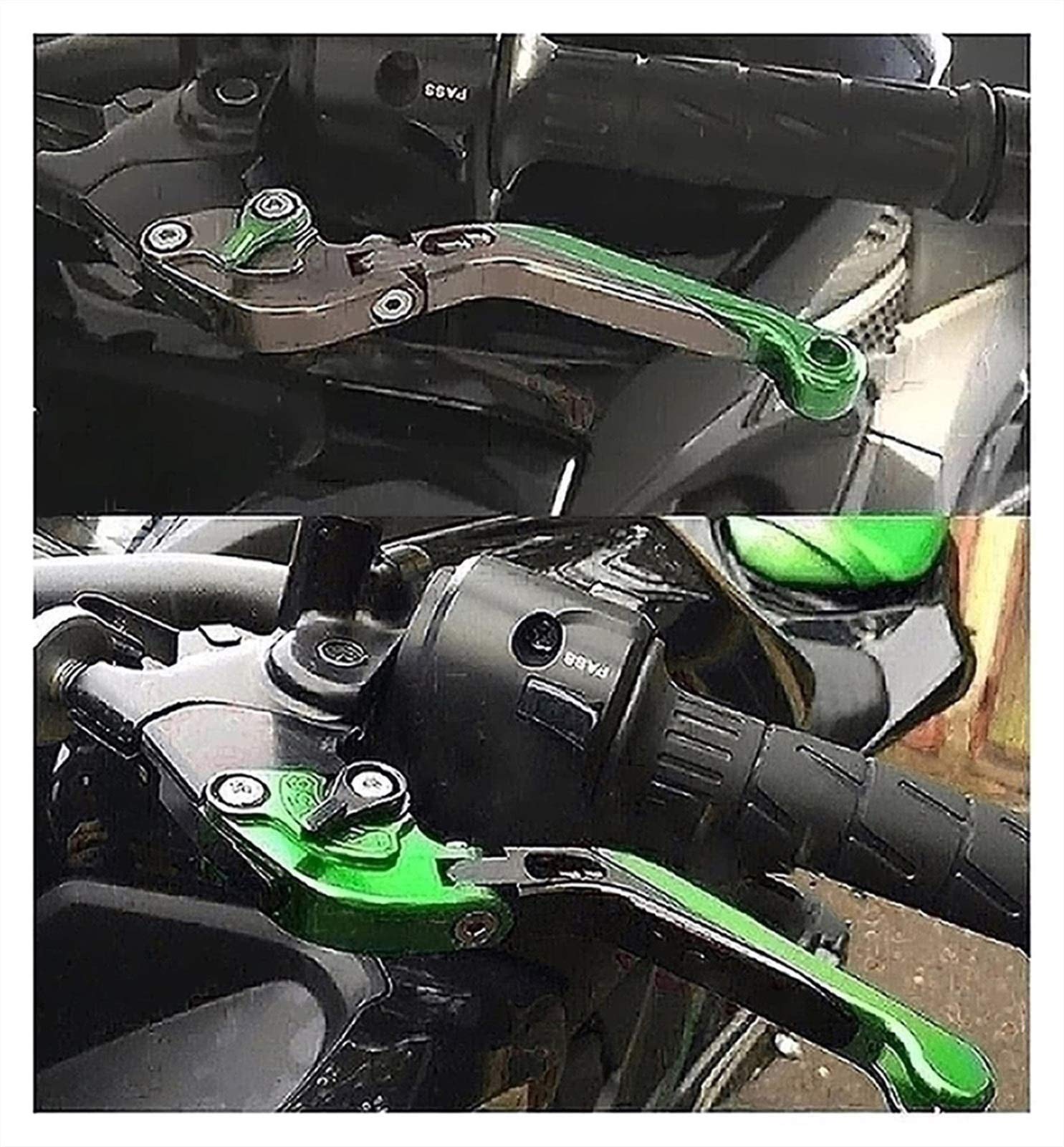 Leva Della Frizione Del Freno Per Kawasaki ZX1100 1990 1991 1992 1993 1994 1995-2001 Moto Frizione Leva Freno Allungabile Impugnatura Regolabile Manubrio (Colore : D)