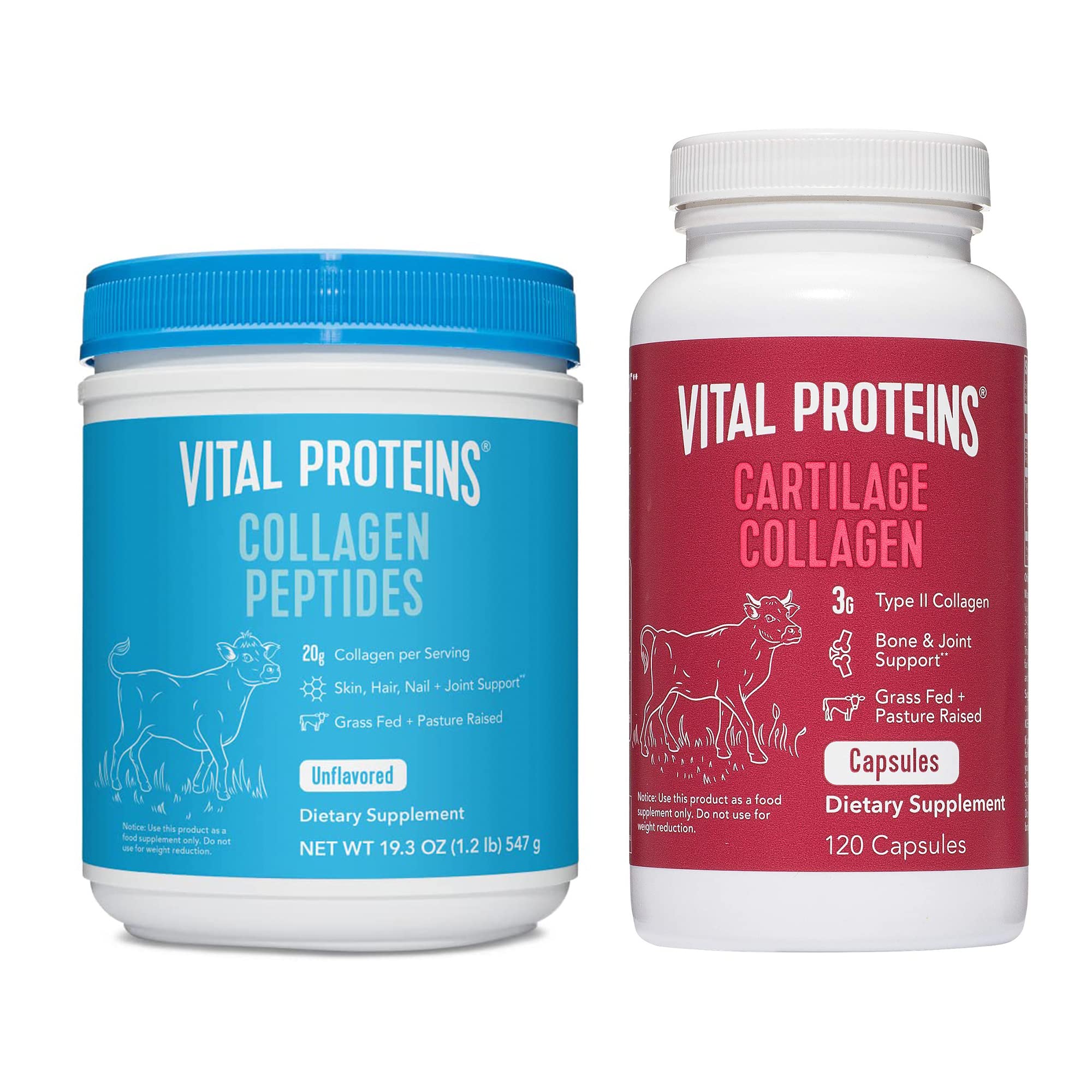 Vital Proteins Collagen Peptides Powder 19 3oz Collagen Pills Type II