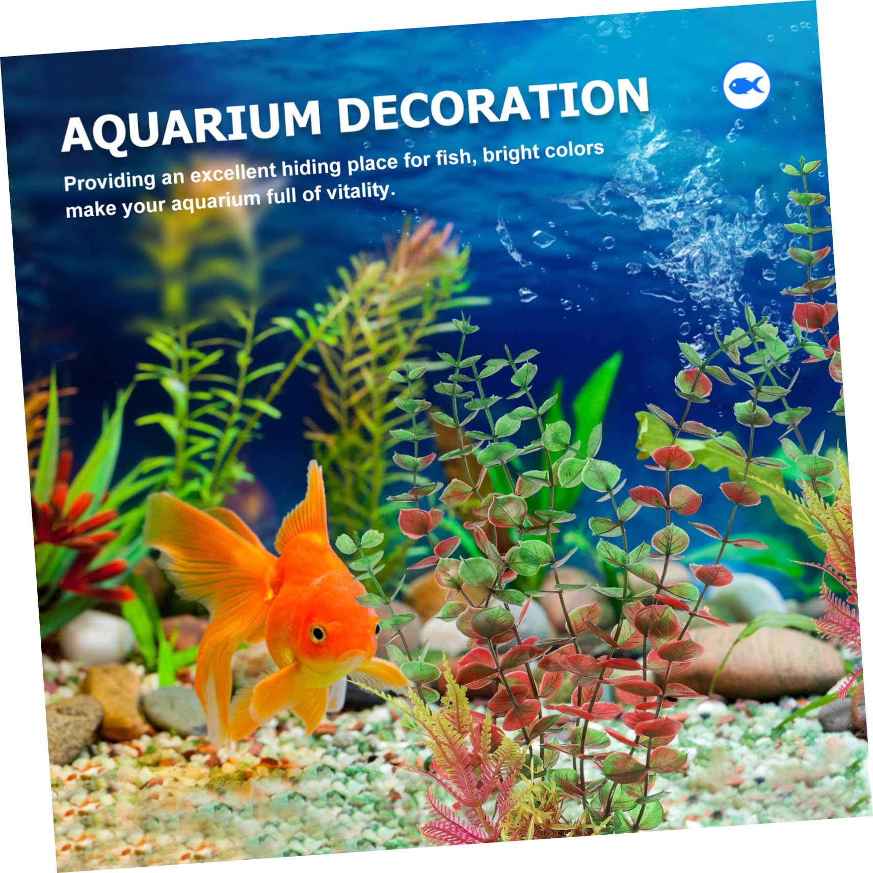 YARNOW 4 Juegos Plantas De Paisajismo para Acuarios Plantas Artificiales Suministros para Peceras De Acuario Resistentes Al Desgaste Decoraciones para Peceras 2 Piezas * 4