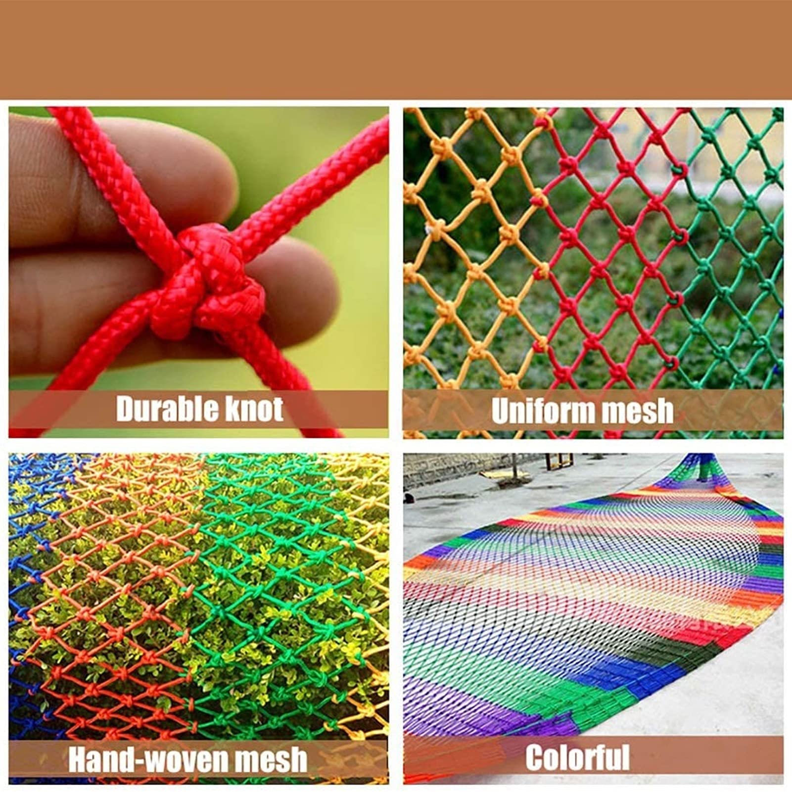 Veiligheidsnet balkon reling trappen anti-vallen hek net mesh
