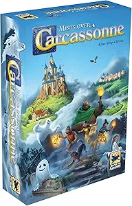 Mists Over Carcassonne Board Game | Territory Building Strategy Game | Cooperative Family Game for Kids and Adults | Ages 8+ | 1-5 Players | Average Playtime 45 Minutes | Made by Z-Man Games