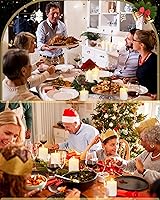 Vista 12 de VIHOSE White Flameless Candles Set Flickering LED Flameless Candles with Remote and Timer Flat Top Battery Operated Candle for Wedding Outdoor Home