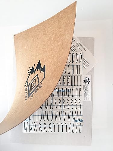 Miniatura 3 de Calcomanías del alfabeto ABC Inspired by Rae Dunn, adorno de letras  Calcomanías de vinilo para contenedores de cocina, tarros, pared, ventana,