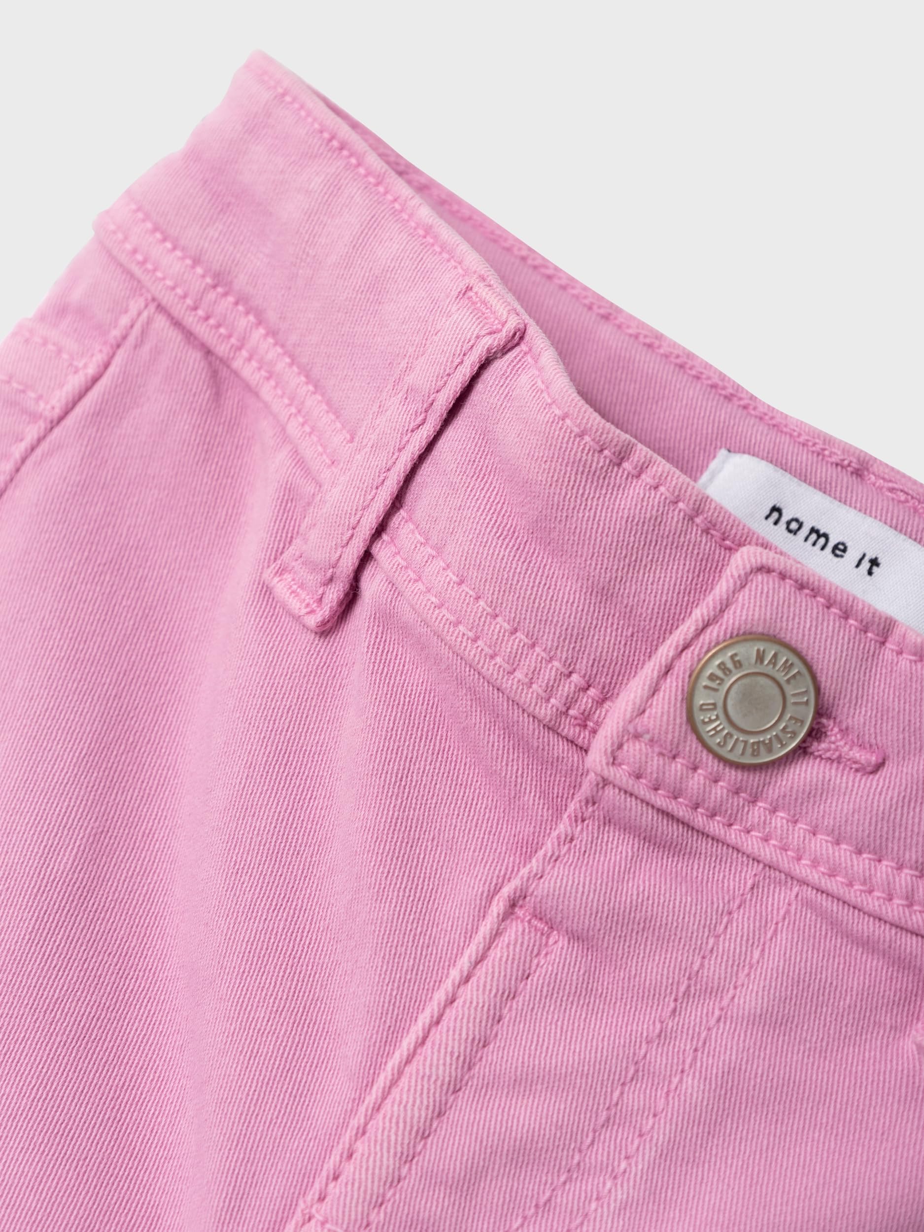NAME IT Nmfpolly Wide Twill Pants 4212-mf Tb - Spodnie Dziewczynki