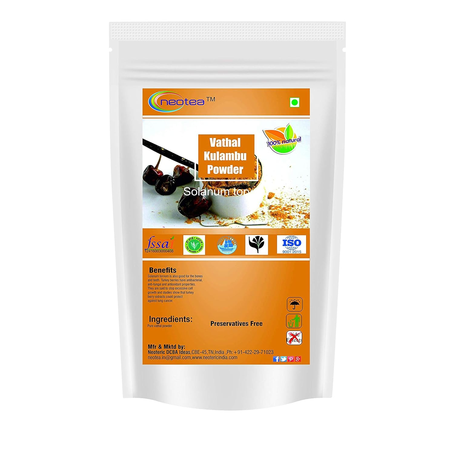 Neotea Vathal Kulambu Powder (300g)
