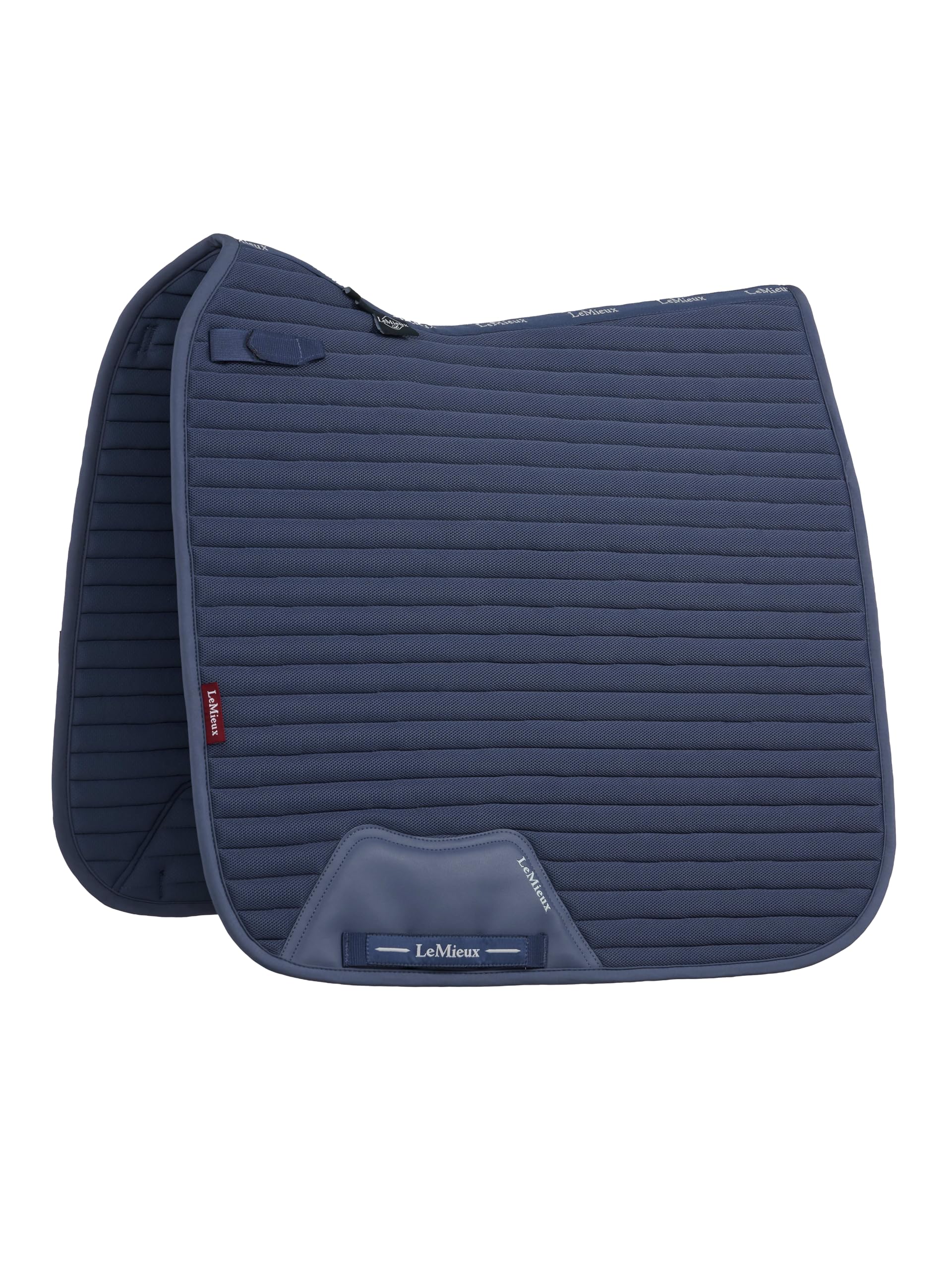 LeMieux Air-Tek Mesh Dressage Square - Equestrian Horse Riding Saddle Pad - Breathable Mesh Upper - Self Cool Lining - Shadow - Small/Medium