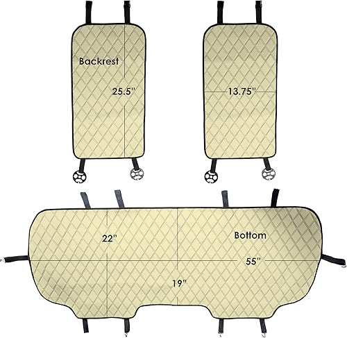 Miniatura 40 de FH Group Neosupreme - Cojines de asiento para automóvil, ajuste universal, cojín para asiento trasero de automóvil con respaldo de silicona Gris