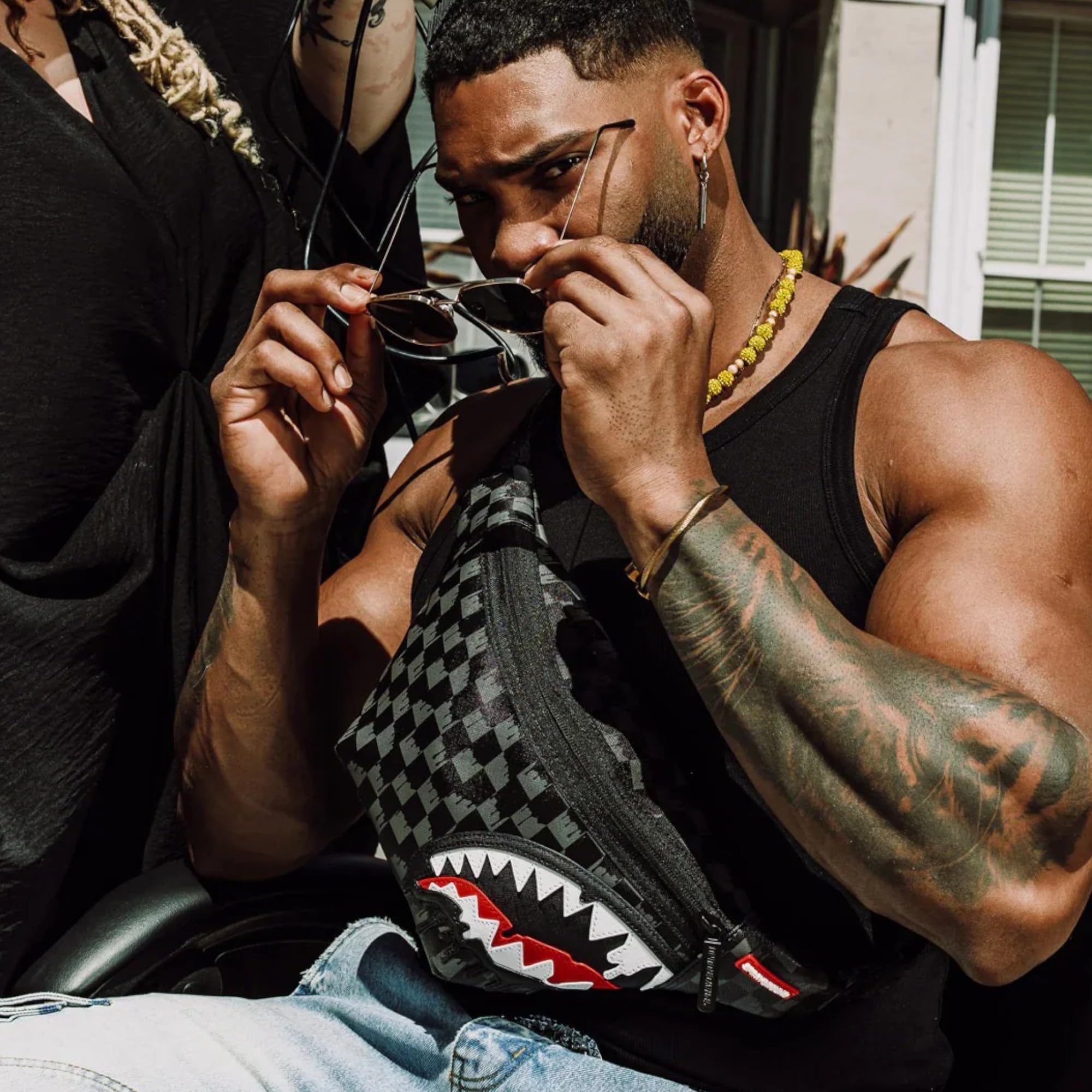 Sprayground Marsupio DRIPPING SHARKS IN PARIS SAVVY CROSSBODY