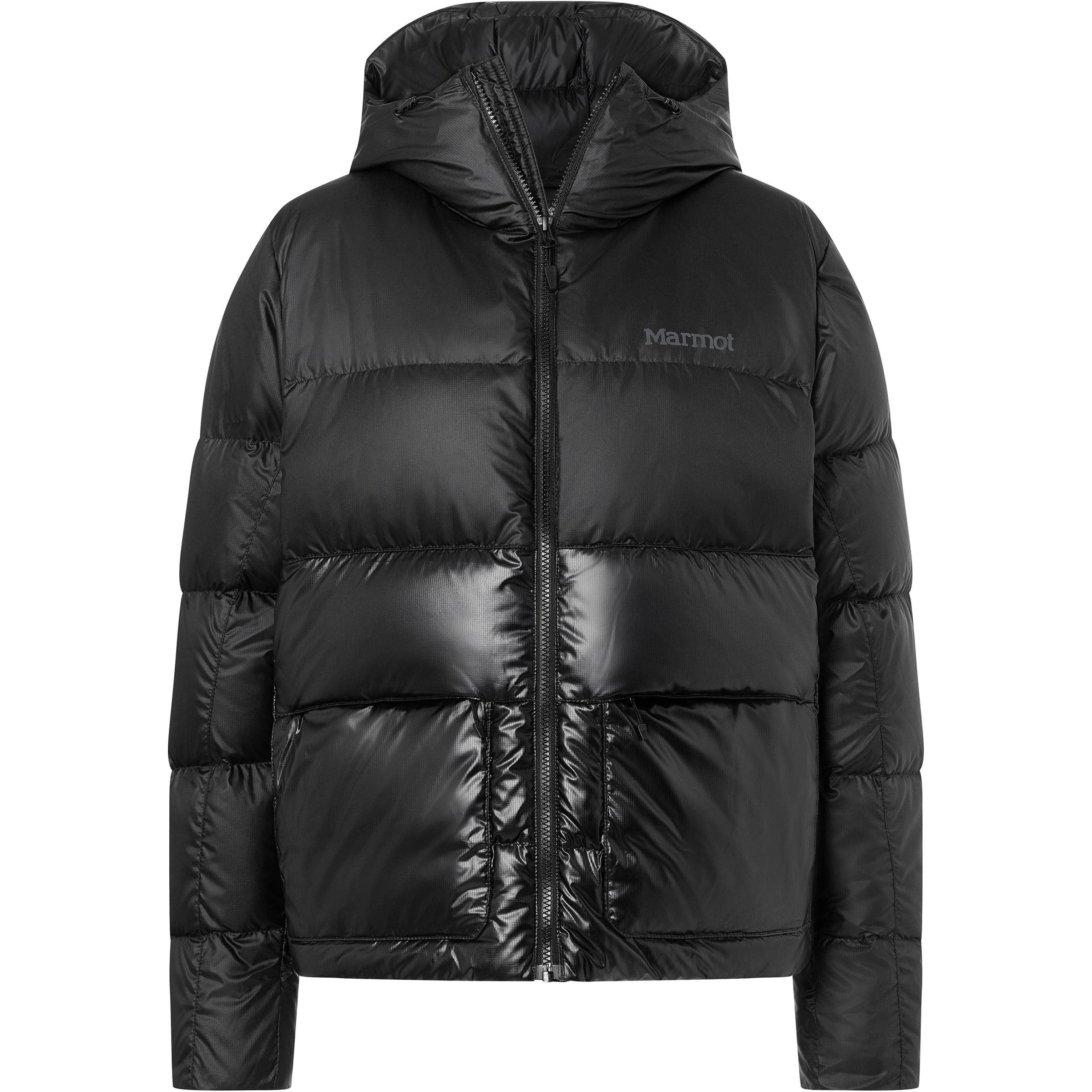 Marmot Damen Guides Down Hoody, Leichte Daunenjacke, warme Winterjacke, wasserabweisende Steppjacke, winddichte Funktionsjacke, klein packbare Outdoorjacke mit Kapuze