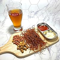 Vista 3 de Korean Dried Squid Snack Spicy Seasoned Buldak Flavor, Sliced Thin Seafood Jerky 40g x 2 Pack 오징어