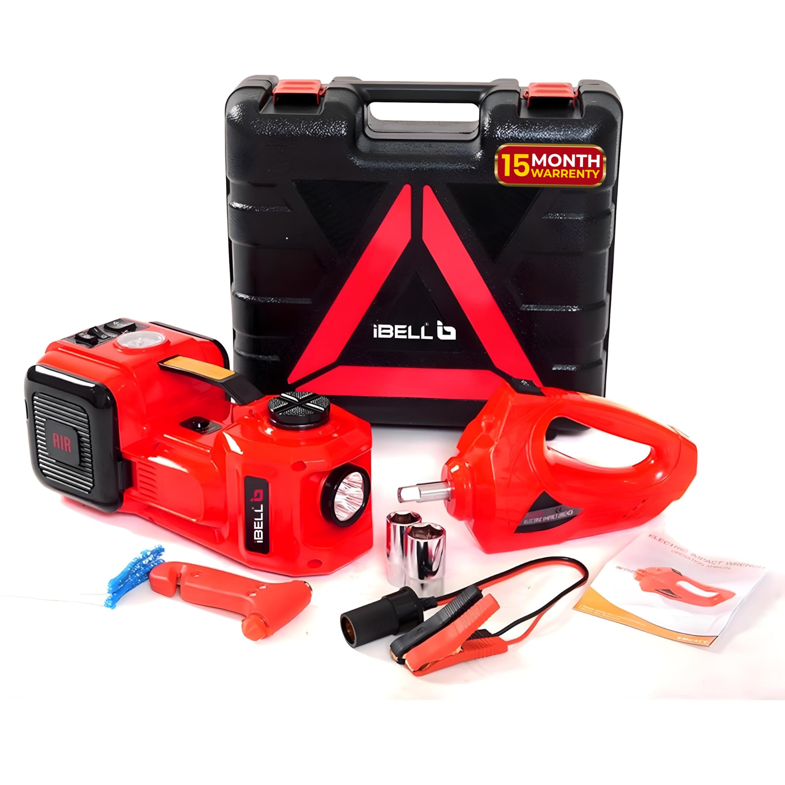 iBELL ECJ510 Hydraulic Jack for car, 5 in 1 Electric Jack for car