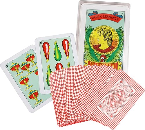 Needzo Juego de cartas Don Clemente en estuche rígido, baraja de cartas auténtica, juego de fiesta familiar