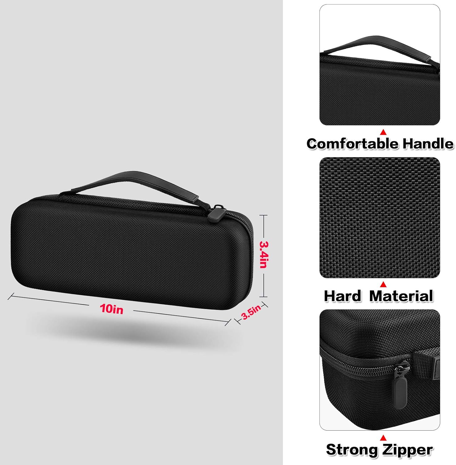 Case Compatible with Bushnell Wingman GPS Speaker, Storage Carrying Organizer Pouch Fits for Golf GPS and USB Charging Cable(Box Only)