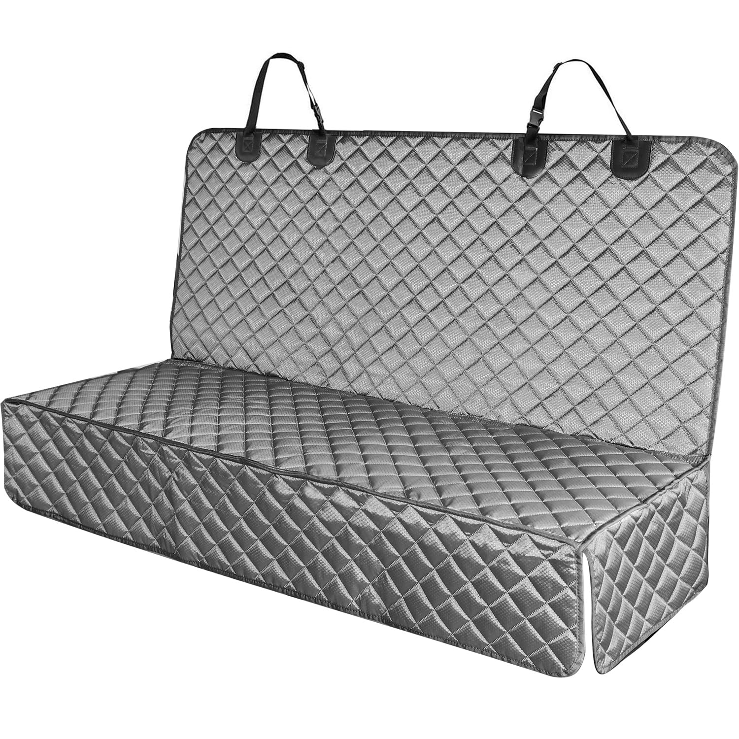 PETICON Waterproof Scratchproof Pet Bench Seat Covers for Cars, Trucks, SUVs, Nonslip Durable Back Seat Cover for Dogs, Washable Backseat Protection,