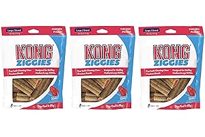 Stuff'N Ziggies Large Dog Treat, 8-Ounce (Pack of 3)